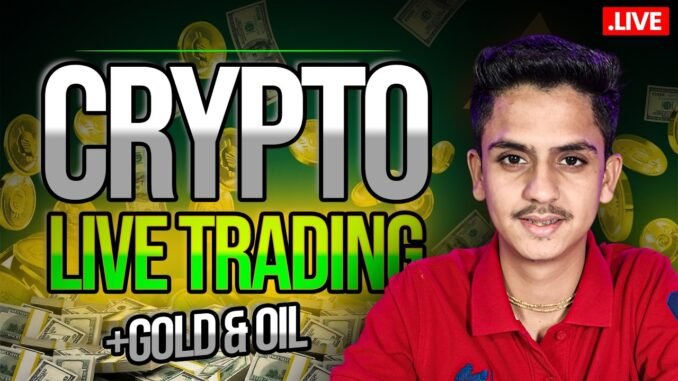 Live Crypto & Gold Analysis and trading || #btc #crypto #gold #forex |