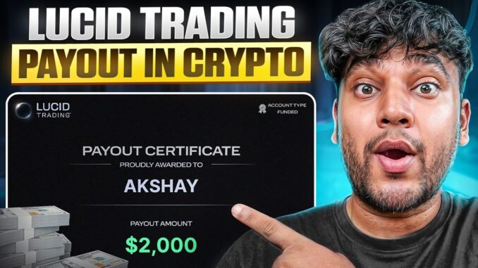 Lucid Trading Crypto Payout & Withdrawal Guide 2026 | Live Proof + Discount Code (Funded Account)