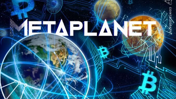 Metaplanet Buys 5,075 BTC in Q1 to Become 3rd Largest Treasury