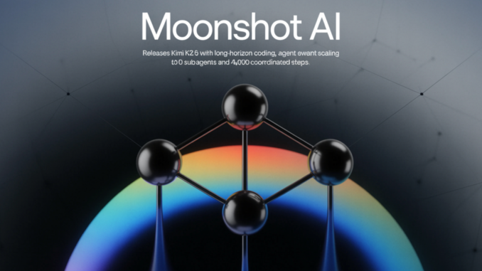 Moonshot AI Releases Kimi K2.6 with Long-Horizon Coding, Agent Swarm Scaling to 300 Sub-Agents and 4,000 Coordinated Steps