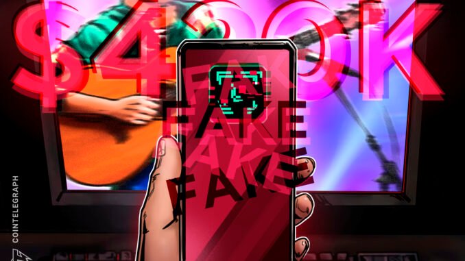 Musician Loses $420K Bitcoin From Fake Ledger App