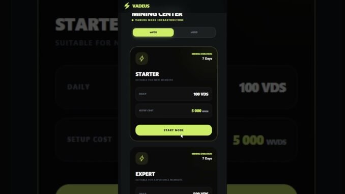 New Big Testnet Airdrop - Vadeus Network