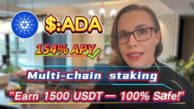 No-Risk Mining Guide: Earn 154.35% Annual Yield with ADA Staking!