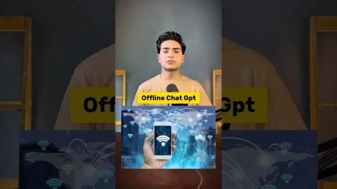 Offline use of chat gpt (new version) #chatgpt #tech #apps #websites