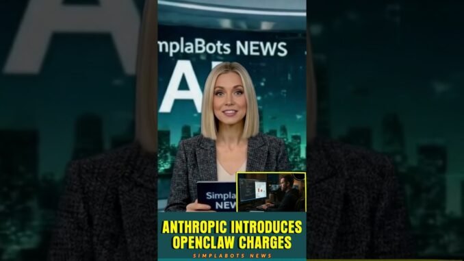 OpenClaw Suddenly Costs Extra Now #ai #news #anthropic