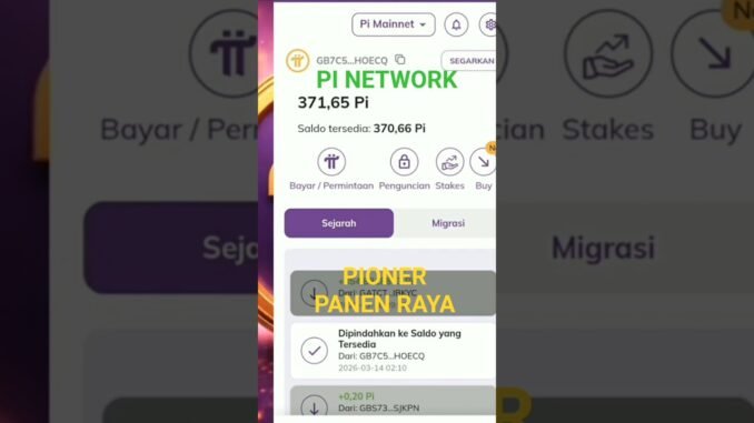 PIONER panene raya #pinetwork #cryptocurrency #pinetworkterbaruhariini #rismonsianipar