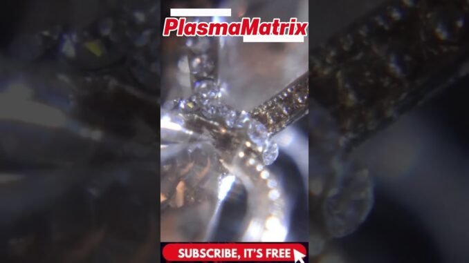 PLASMA MAKING DIAMONDS FROM THIN AIR! 💎#4k#ai#news#top#plasma#matrix#youtubeshorts#shortsfeed#shorts