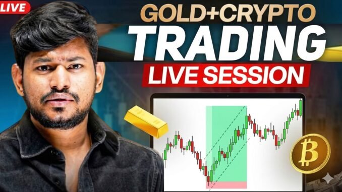 Peacetalk ongoing ? || Live Trading - Crypto and Gold | 13 April  | - IITian Trader #cryptotrading