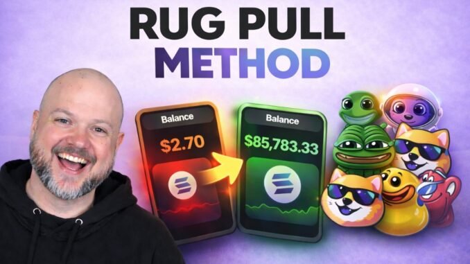 Rug Pull On Solana :  Launch Meme Coin Rug Pull Full 2026 Method