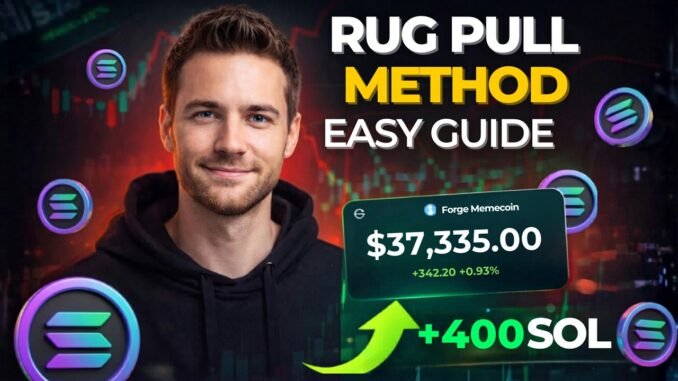 Rug Pull Tutorial | How I RUG PULL a Meme Coin in 5 Minutes (EDUCATIONAL)