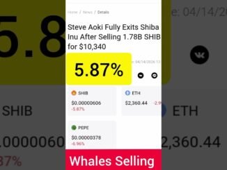 SHIBA INU 99% Of You Poor | Whales Selling #shib #cryptocurrency #crypto