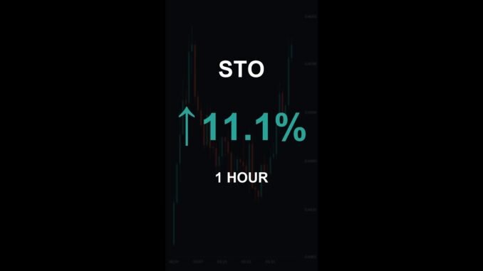 STO is up 11.1% in 1 hour!⚡April 02, 2026 | #crypto #altcoins #shorts
