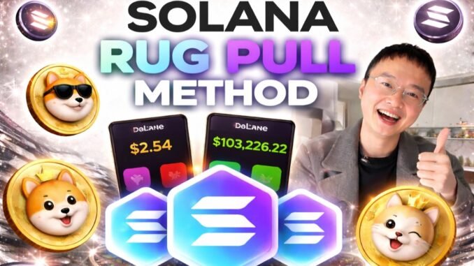 Solana Rug Pull Method | How to Launch Solana Meme Coin and make RUG PULL