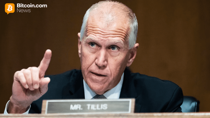 Stablecoin Yield Fight Nears Resolution as Tillis, Alsobrooks Finalize Draft Stablecoin Yield Fight Nears Resolution as Tillis, Alsobrooks Finalize Draft Language – Regulation Bitcoin News