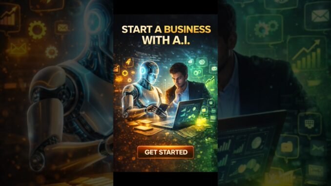Start a Business Using AI (Beginner Guide) l part 1