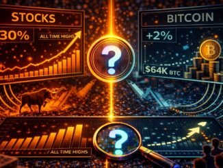 Stocks Are At All-Time Highs, Bitcoin Is Lagging: Is BTC Late To The Rally?