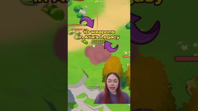 Tested 10 Weapons on Axie Atia's Legacy  #gaming #gameplay #web3