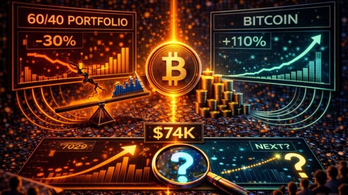 The 60/40 Portfolio Is Failing Again – Bitcoin May Be The Unlikely Fix