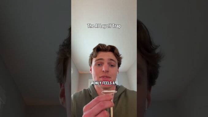 The AI Layoffs Theory #news #tech