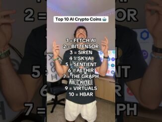 Top 10 AI Coins! 🤖 #crypto #altcoins #cryptocurrency #ai