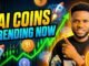 Top AI Trending Coins Trending Right Now