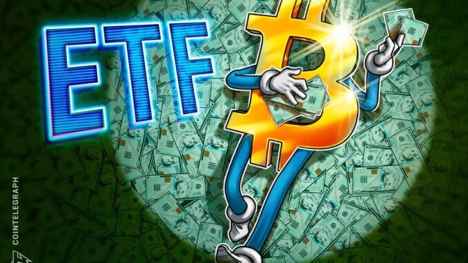 US Spot Bitcoin ETFs Hit Strongest Gains Since February