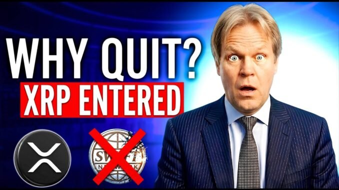 XRP NEWS TODAY: Why Did Swift Exec QUIT When XRP Entered?