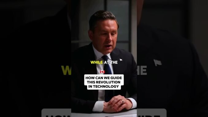 how can we guide this revolution in Technology #ai #jobs #tech #scary #futurework #pierrepoilievre