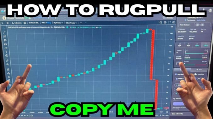 how to rug pull a memecoin on pump.fun in 2026 (copy me)