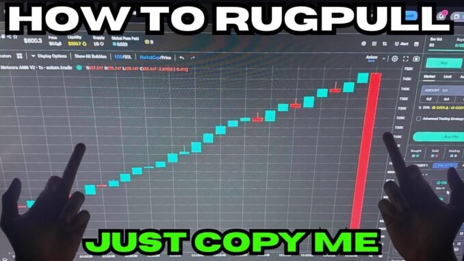 how to rug pull a popular memecoin on pump.fun using $0 (just copy me)