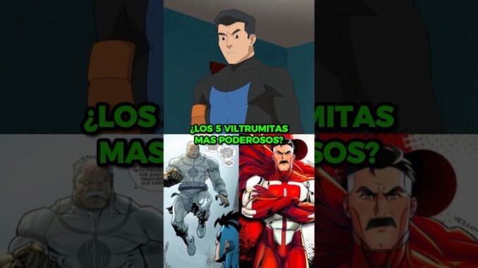 ¿LOS 5 VILTRUMITAS MAS PODEROSOS DE INVINCIBLE TEMPORADA 4 SEGUN CHAT GPT? #shorts