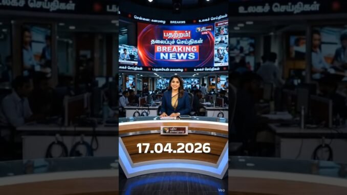 இன்றைய News😂 | Tamil Funny AI News #tamilnews #TamilFunnyVideo #TamilAI #TrendingTamil #tamil #news
