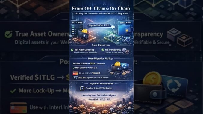 ⏳ త్వరలో ప్రారంభం!👉 ఇప్పుడే KYC పూర్తి చేయండి👉 Early Access పొందండి#InterLink #ITLG #ITL